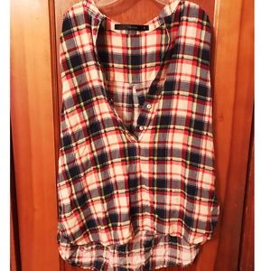 Plaid Tank Top