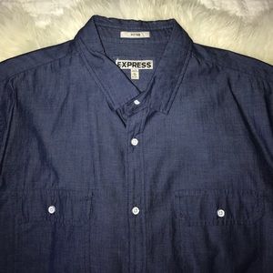 Men's express fitted short sleeve shirt