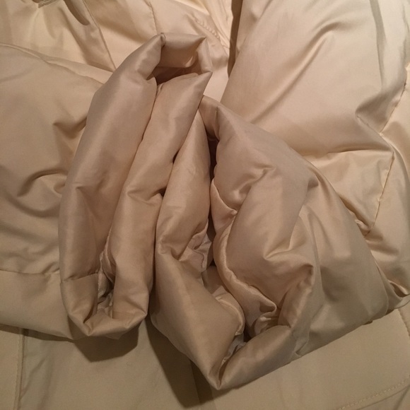 Down feather cream coat - Picture 5 of 8