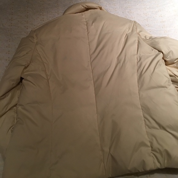 Down feather cream coat - Picture 6 of 8