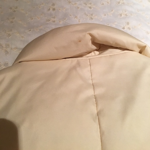 Down feather cream coat - Picture 7 of 8