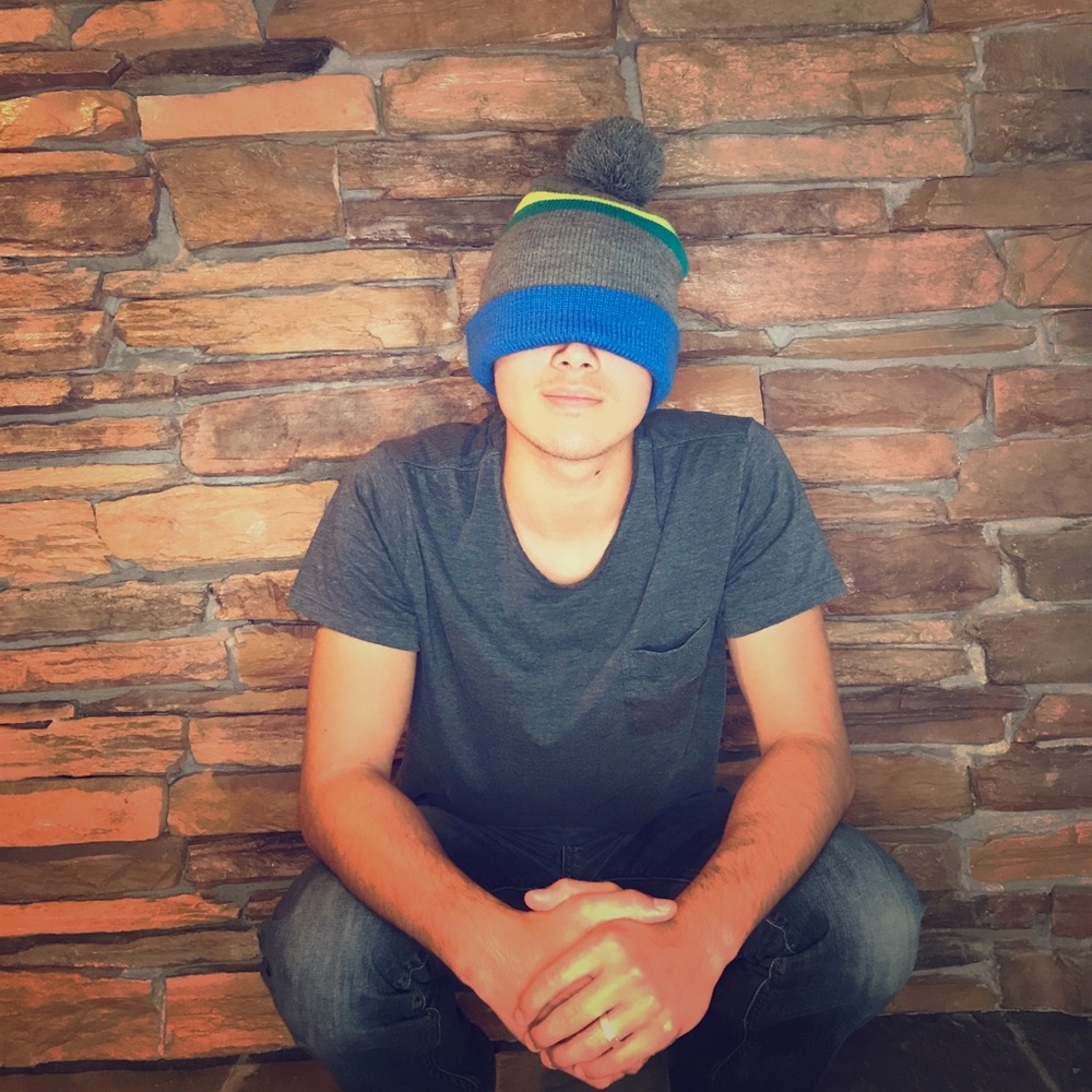 Old Navy Grey Pompom Beanie