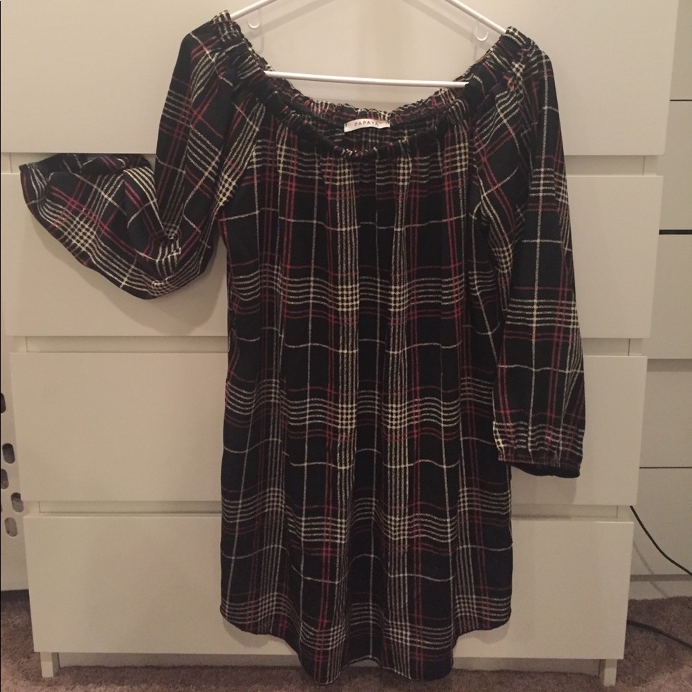 Plaid Tunic