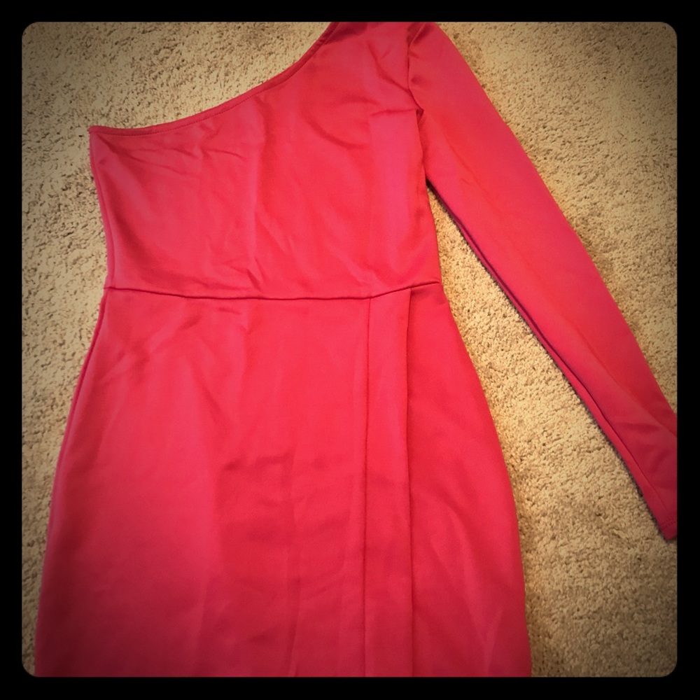 Charlotte Russe one sleeve dress