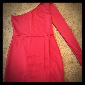 Charlotte Russe one sleeve dress