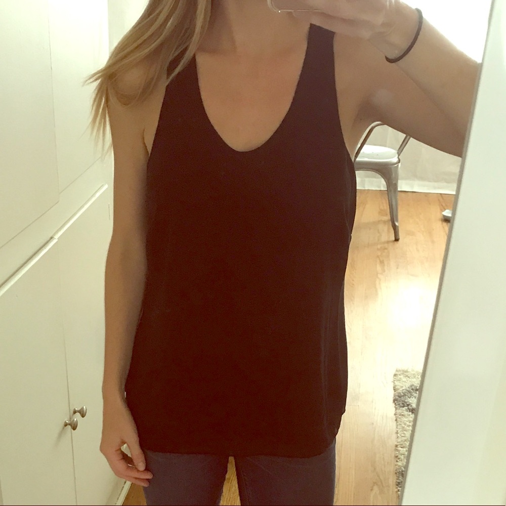 Calvin Klein Jeans black, double layered tank