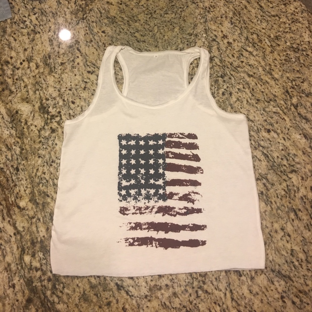 American Flag Tank Top