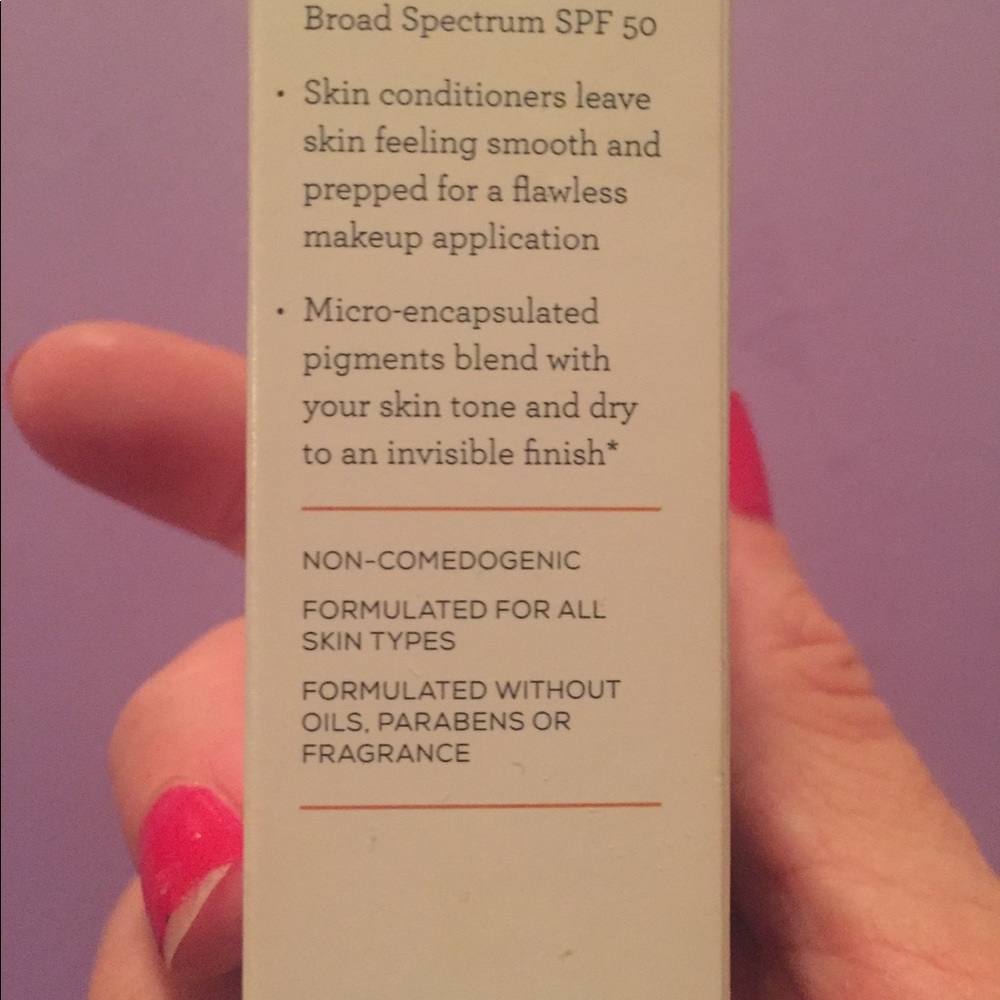 Bare minerals Prep step