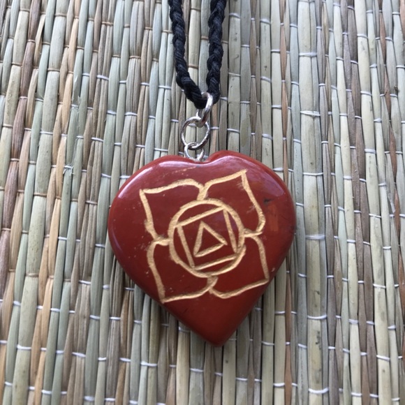 Root Chakra Crystal PENDANT • - Picture 2 of 6