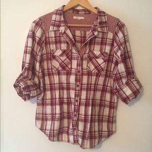 Skies are blue button down