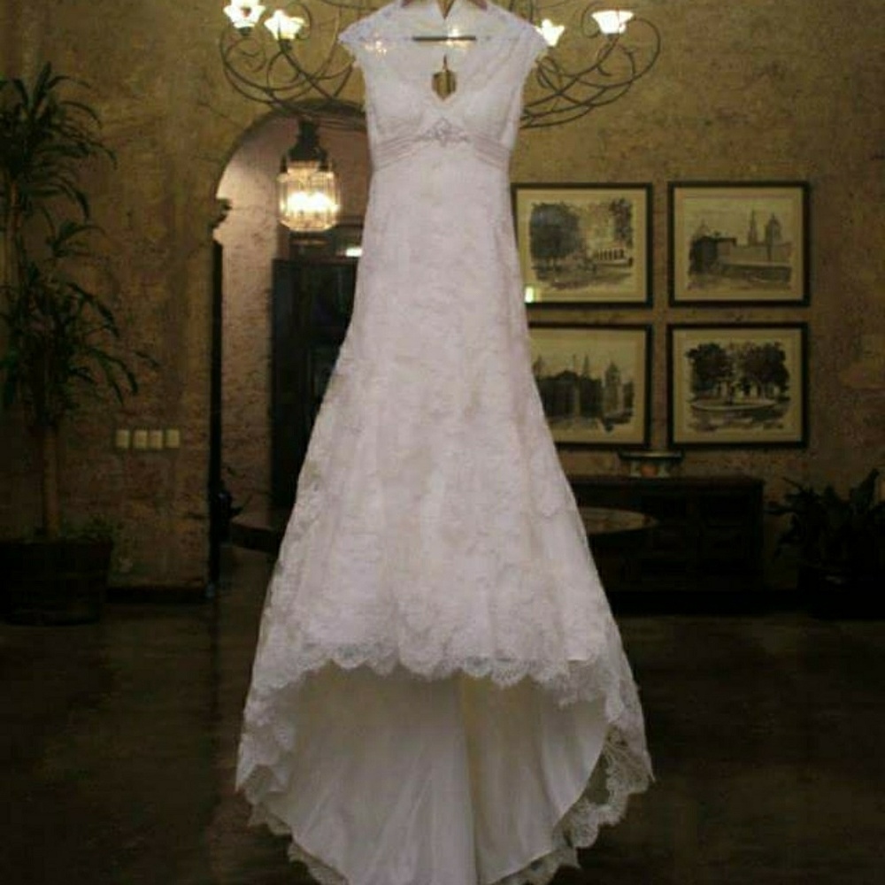 Allure Couture 8903 Vintage Lace Wedding Dress