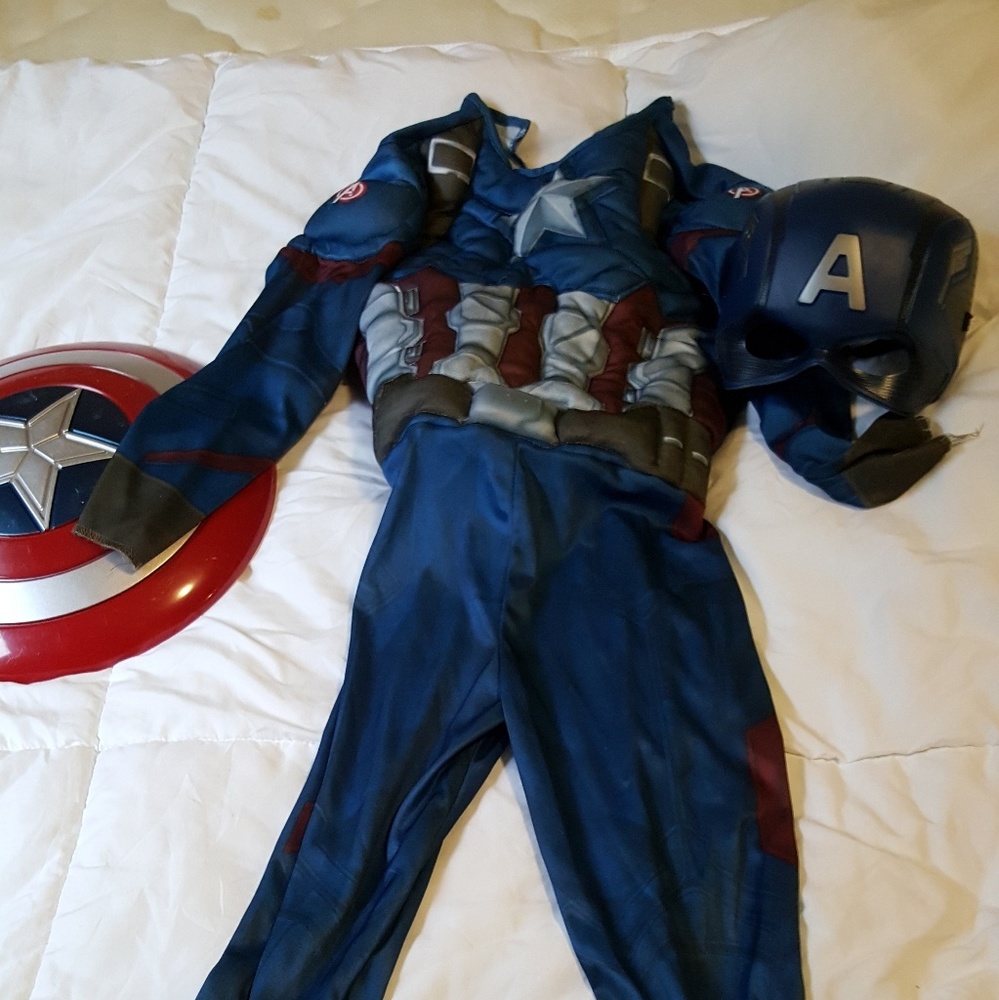 Boy Captian America costume