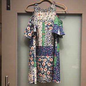 ZARA Off the Shoulder Floral Dress