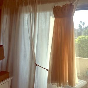 Nadia Long Dress in Silk Chiffon (Bridesmaid)