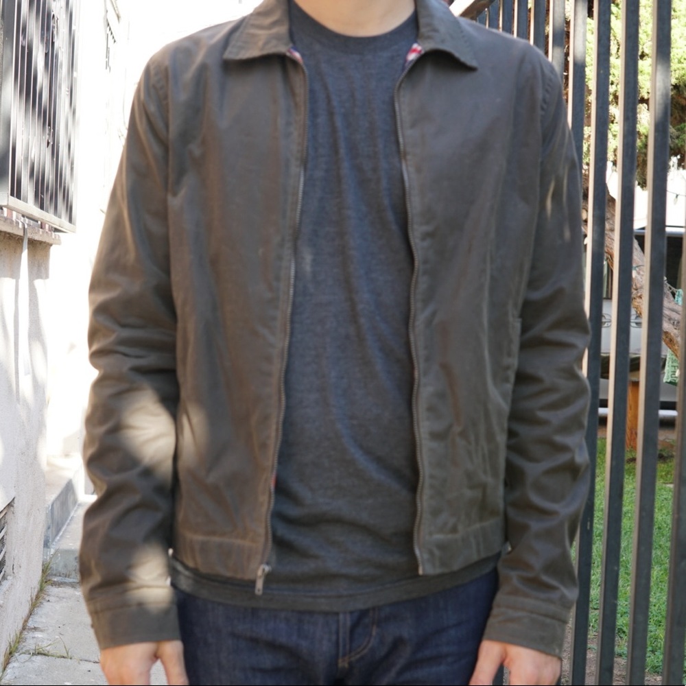AMERICAN APPAREL Waxed Cotton Postman Jacket