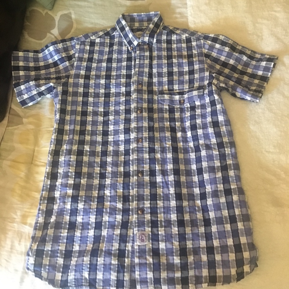 😎 men's Garbstore button down short sleeve