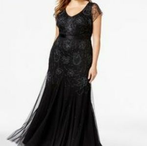 Sequined evening dress worn once