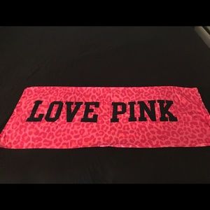 Vs pink body pillow Case