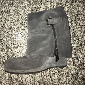 Grey Prada Booties