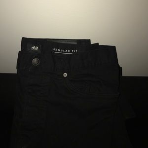 Men's straight Black HM jeans