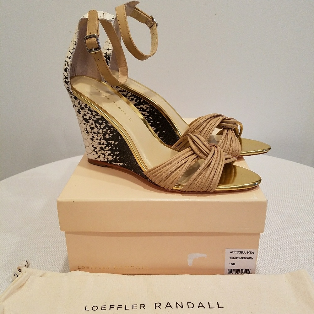 Loeffler Randall Allegra-NEA Wheat Wedge Sandal 10