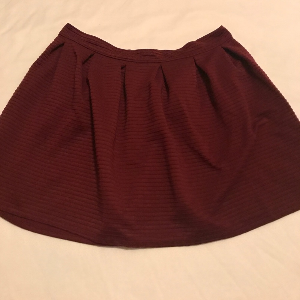 Maroon Skirt