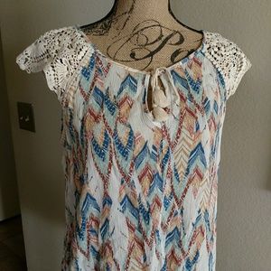 Southwest style design blouse 👗
