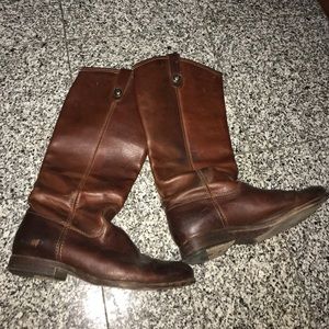 Chestnut Frye Riding Boots