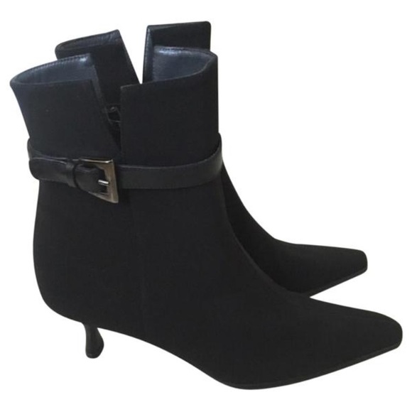 (Stuart Weitzman) NWOT Black Gore Tex Ankle Boot - Picture 1 of 8