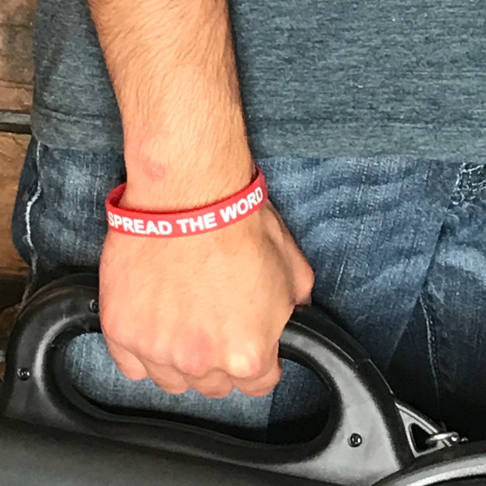 Spread the Word to End the Word Rubber Bracelet