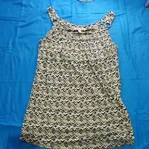 Banana Republic green Geo tank