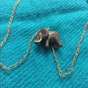 Adorable J Crew elephant charm necklace Adorable J Crew elephant charm necklace