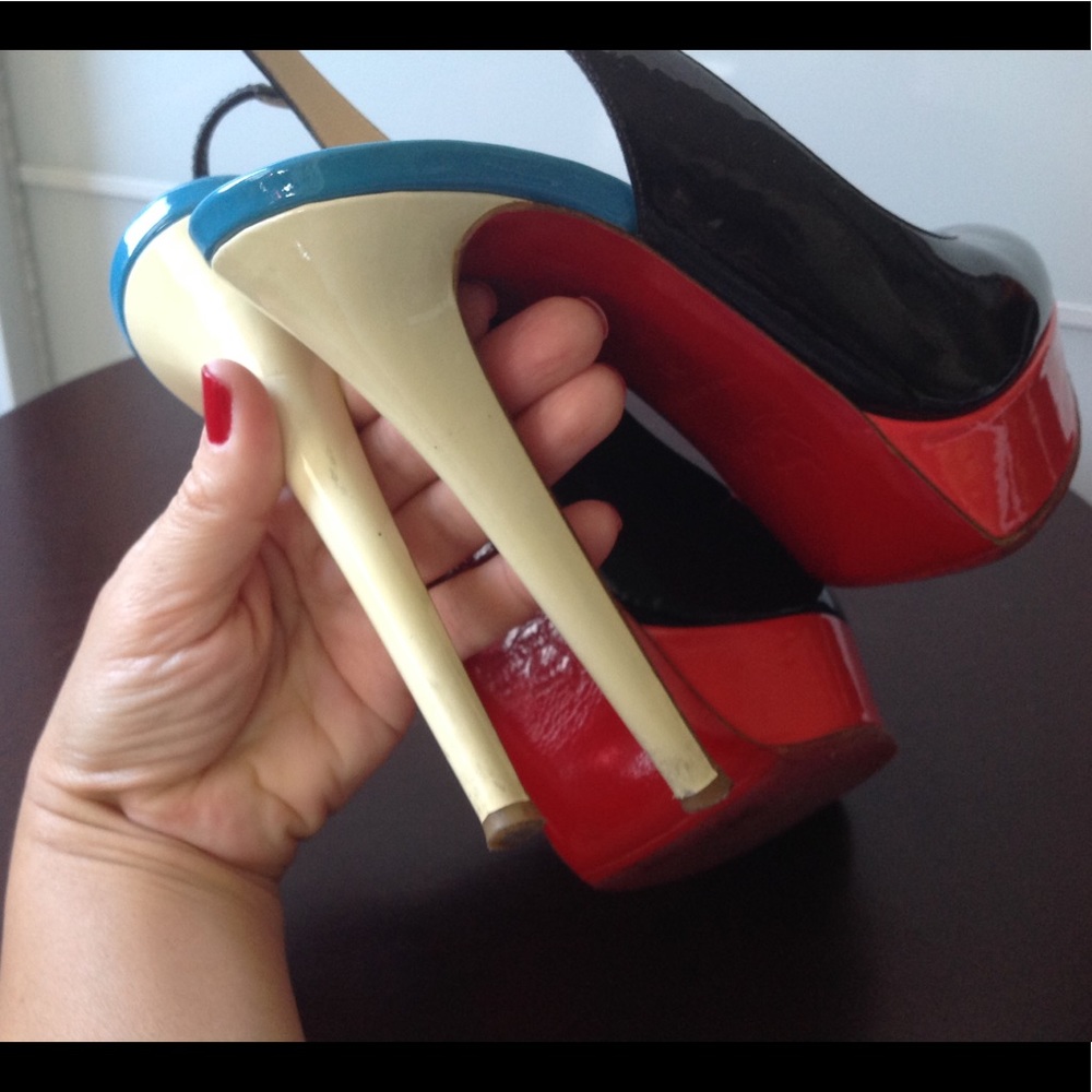 Hp!4.20.24bianca Color Block Slingbacks - image 6