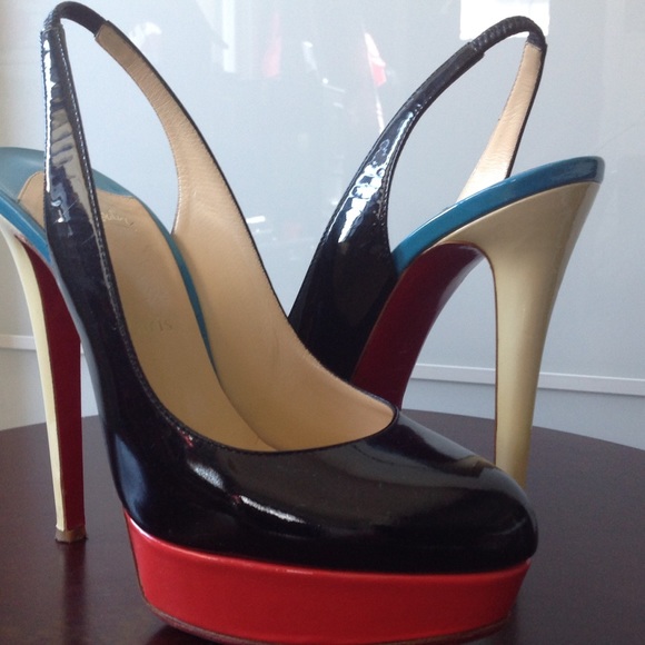 HP!🎈4.20.24🎈Bianca color block slingbacks 👠 - Picture 3 of 8