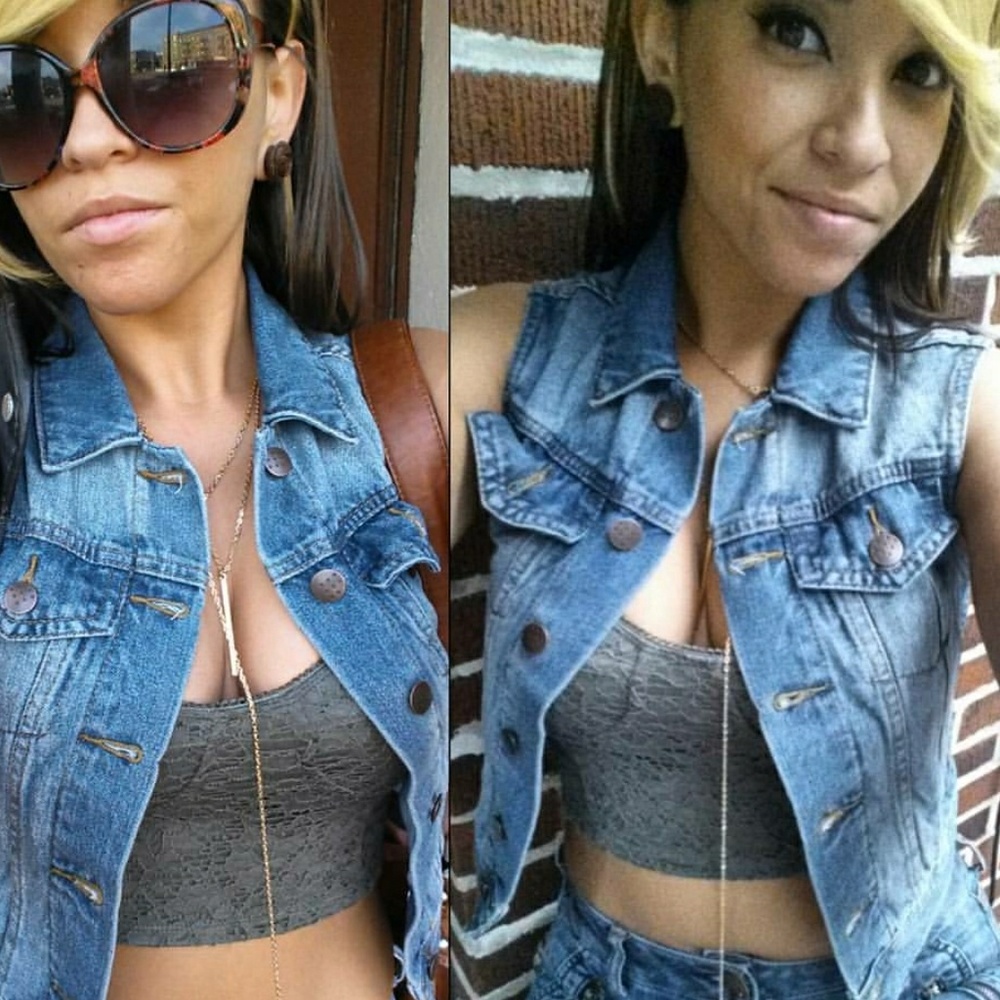 Olive crop top - Picture 3 of 3