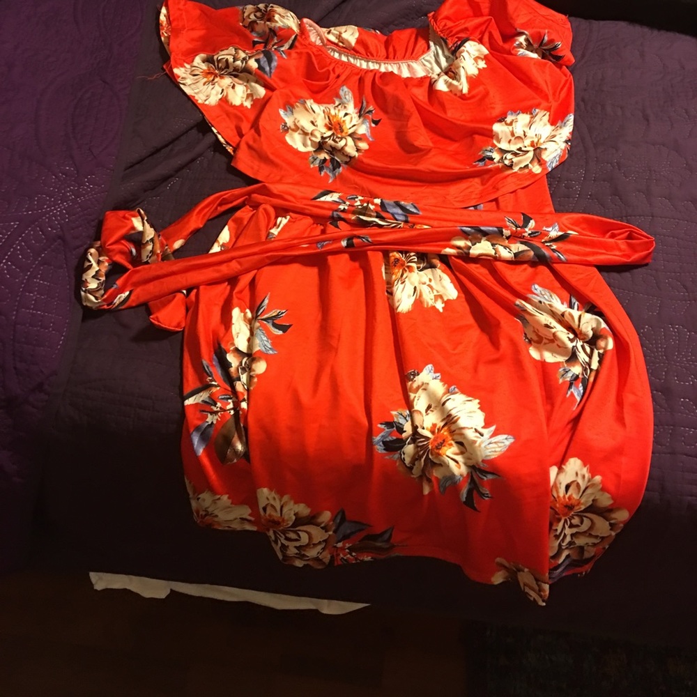 Off the shoulder dress