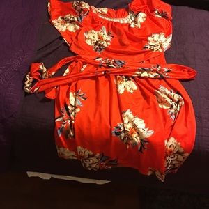 Off the shoulder dress