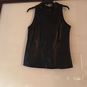 Leather top