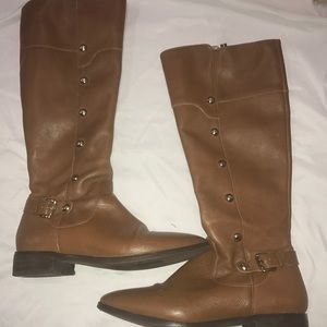 MICHAEL KORS TAN BOOTS , size 6