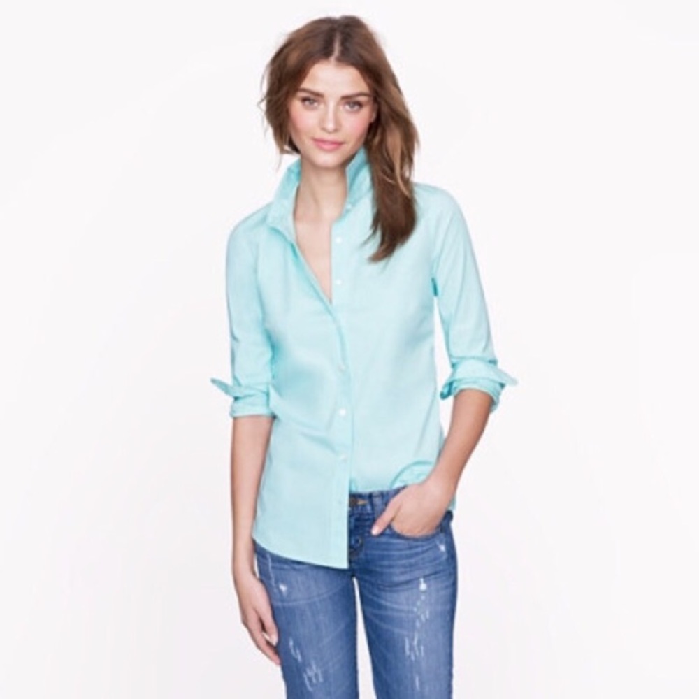 J Crew // Haberdashery stretch button down
