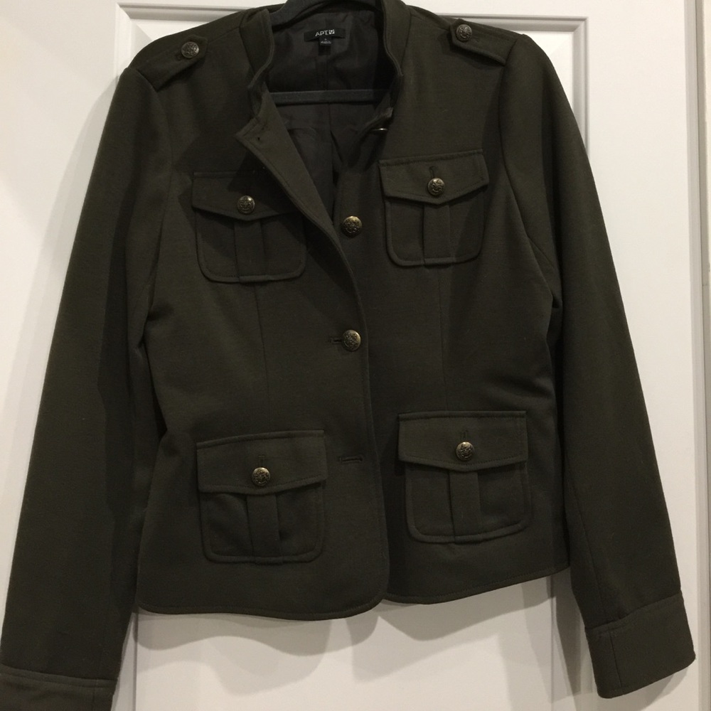 Olive Military Inspired Jacket