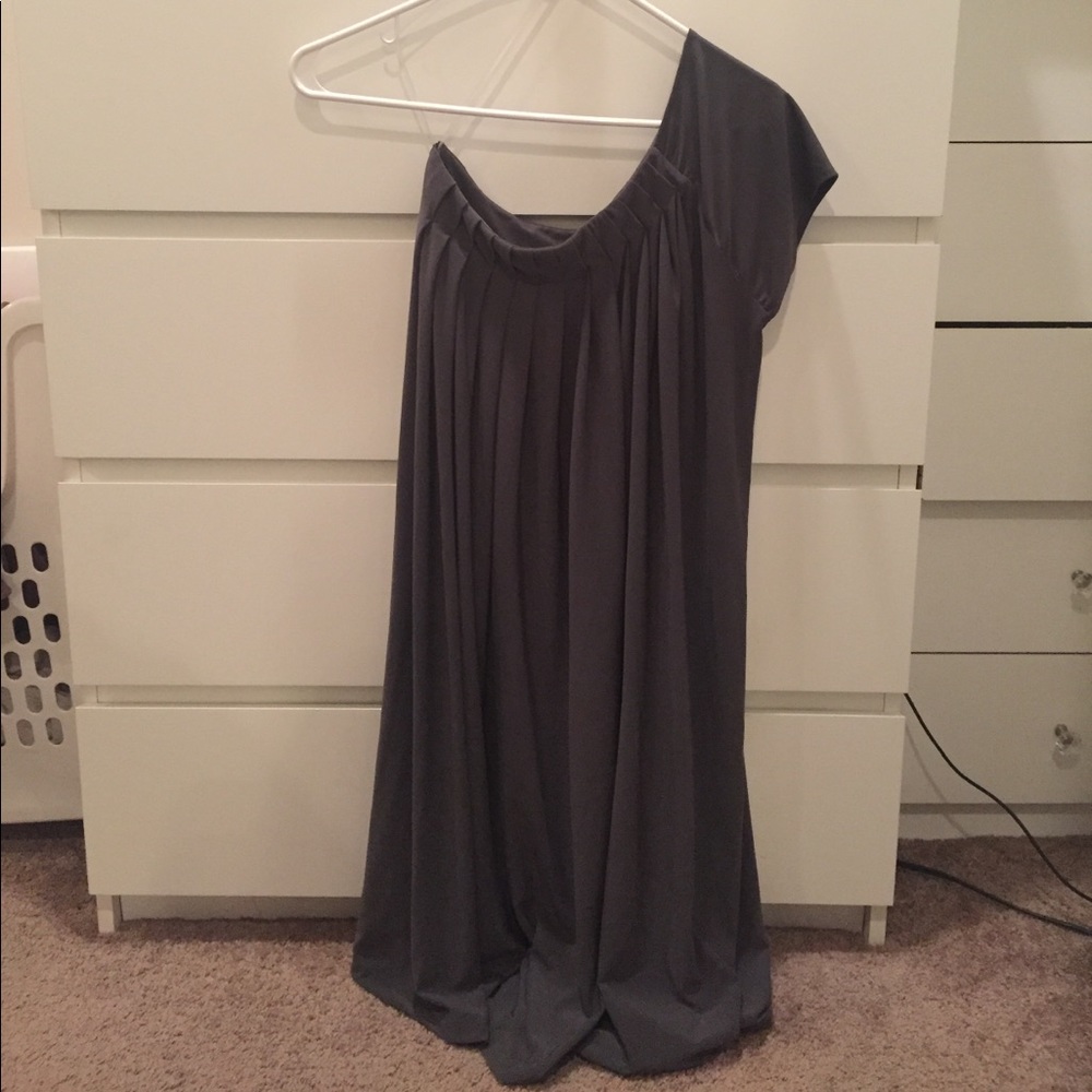 One Shoulder Knit Dress