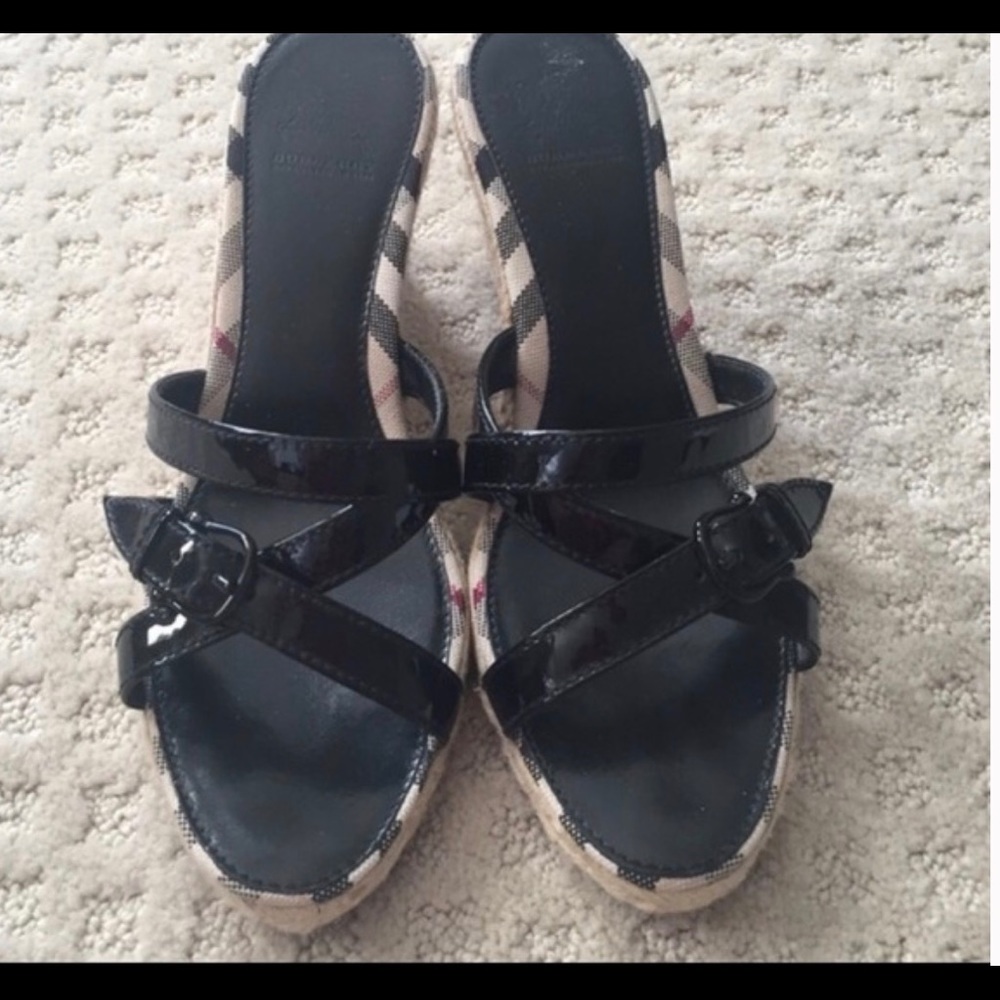 Burberry Espadrille Wedges