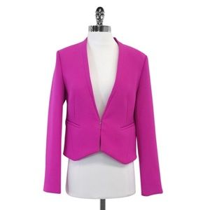 Diane Von Furstenberg Pink Double Crepe Blazer
