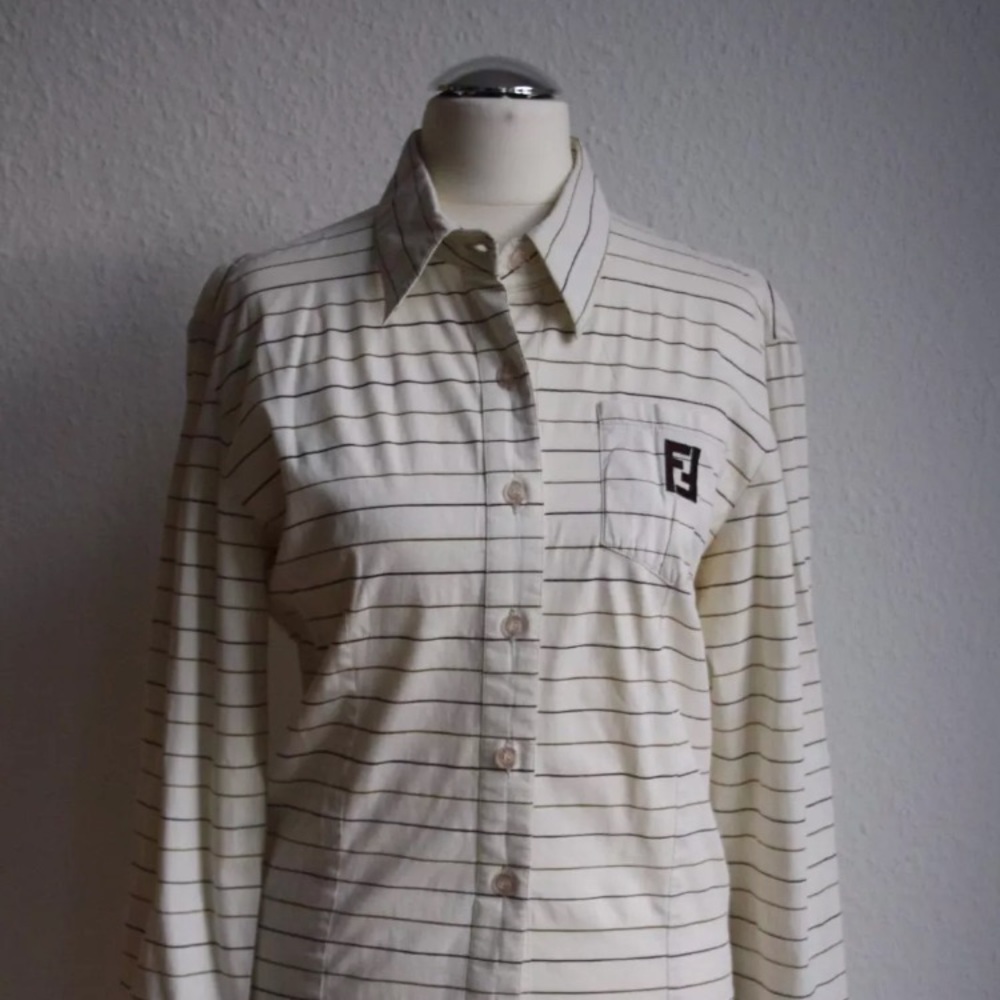 SOLD // Authentic Fendi Blouse - Picture 6 of 8