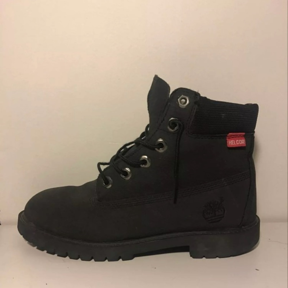 Black Helcore Timberlands