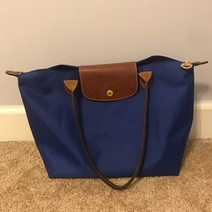 Medium Blue Longchamp Purse