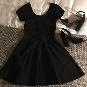 NWOT Macy's Little Black Skater Dress, Size S