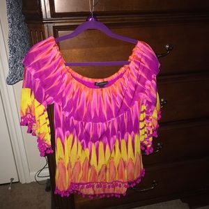 Colorful blouse. NWOT from Macy's Popsicle Line