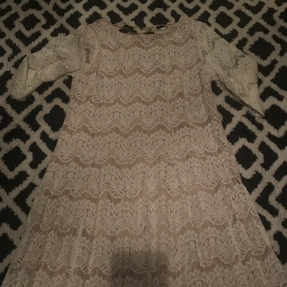 Off white lace dress